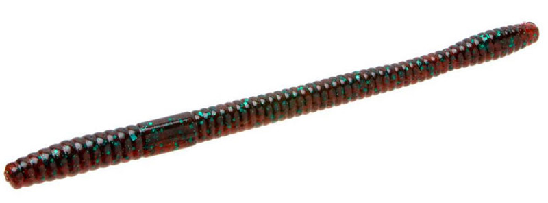 Zoom Magnum Trick Worm - Red Bug - TackleDirect