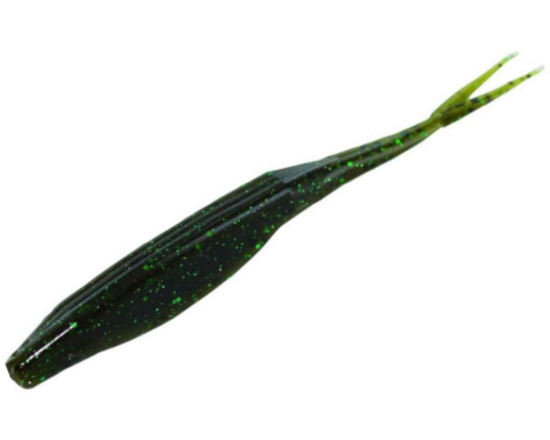 Zoom Salty Super Fluke - Green Pumpkin Green - TackleDirect