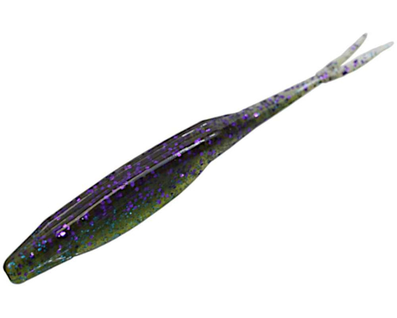 Zoom Baby Brush Hog Bait - 4in - Okeechobee Craw - TackleDirect