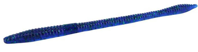 Zoom Emerald Blue Trick Worm Bait 20 Per Pack - High Quality, Long