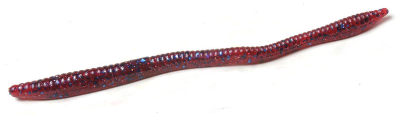 Zoom Trick Worm Bait 6-1/4in Plum Crazy - TackleDirect