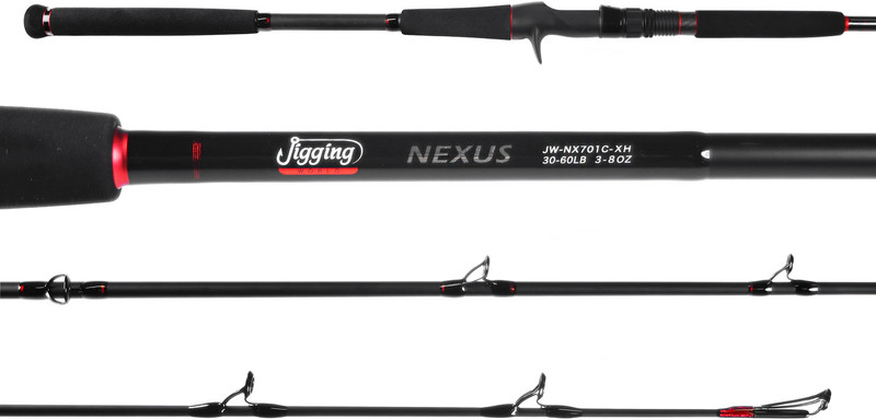 Jigging World Black Widow Conventional Jigging Rods - TackleDirect