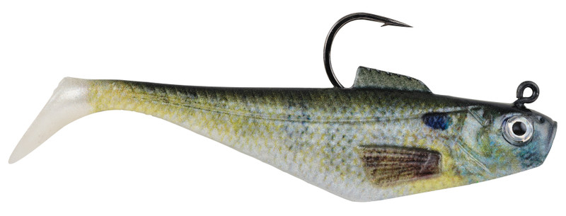 new Berkley PowerBait 3 Swim Shad Shiner Chartreuse 5ct 1/4 oz pre rig  lure