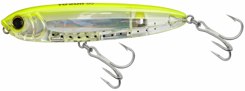 Yo-Zuri 3D Inshore Topknock Pencil Lure - Chartreuse - TackleDirect