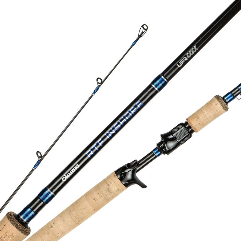 Okuma RTF-C-701M-CR RTF Inshore Casting Rod - 7 ft. - TackleDirect