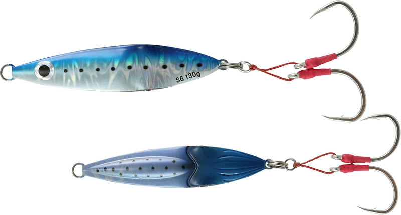 Savage Gear Squish Erratic Fall Jig - 4-3/4in - Blue Pink