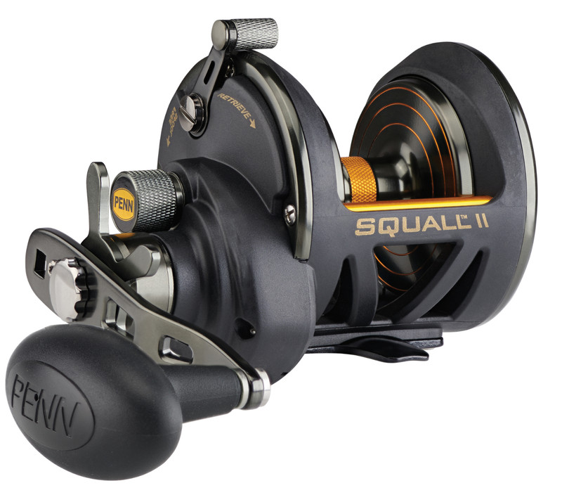Penn Squall II Star Drag Conventional Fishing Reel and Fishing Rod Combo