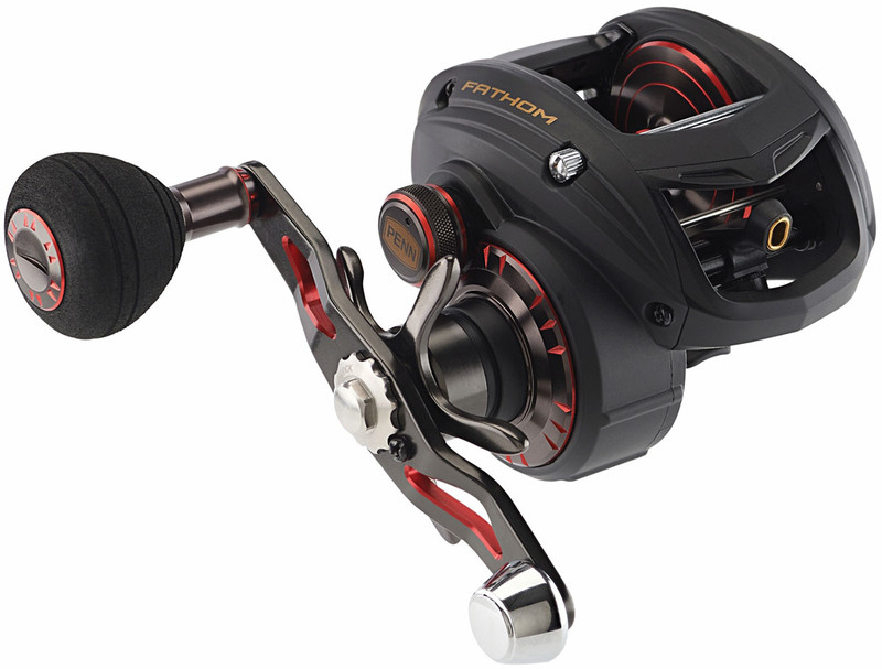 Penn FTH400LPHS Fathom Low-Profile Baitcasting Reel - TackleDirect