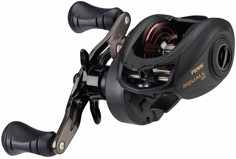 Penn Squall Low Profile Baitcasting Reels - TackleDirect