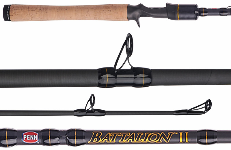 Penn BATINII1017C70 Battalion II Inshore Casting Rod - TackleDirect