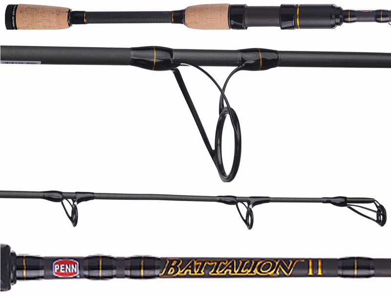 Penn BATINII1017S70SG Battalion Inshore Spinning Rod - TackleDirect