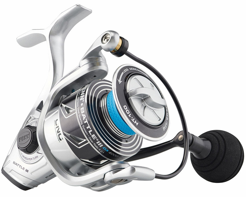 Penn BTLIII4000DX Battle III DX Spinning Reel - TackleDirect