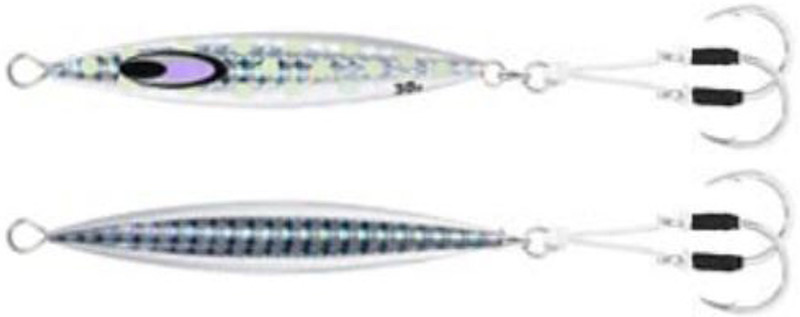 250g Silver Glow sk Slow pitch Jig 9oz Fishing Jig Saltwater BKK