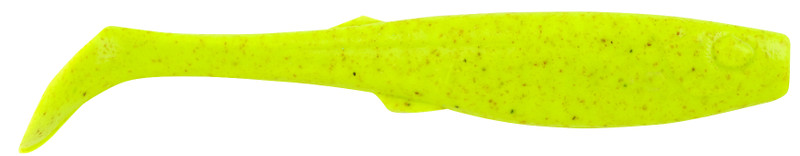 Berkley Gulp! Paddleshad - Chartreuse Pepper Neon - 4in