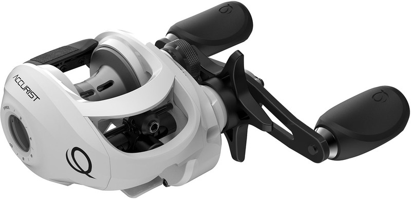 Quantum Accurist 100SZ Baitcast Reel - White - Left-Hand