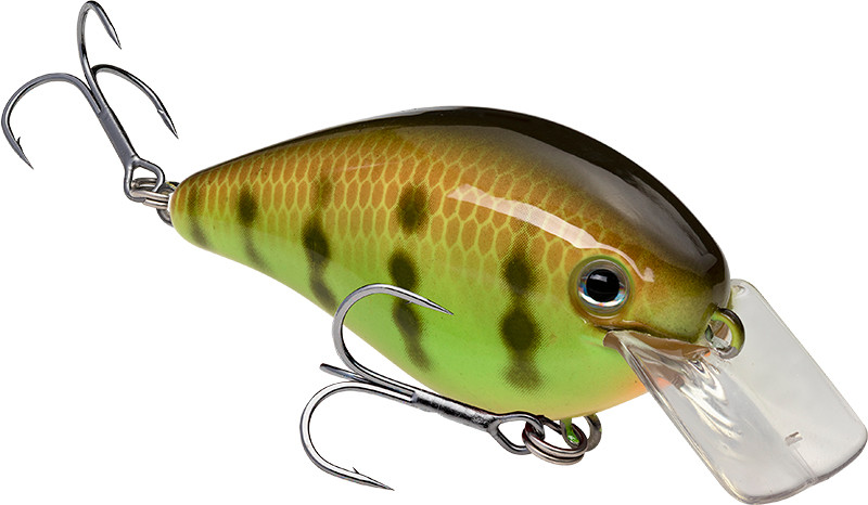 Strike King KVD Square Bill 2.5 / Chartreuse Perch