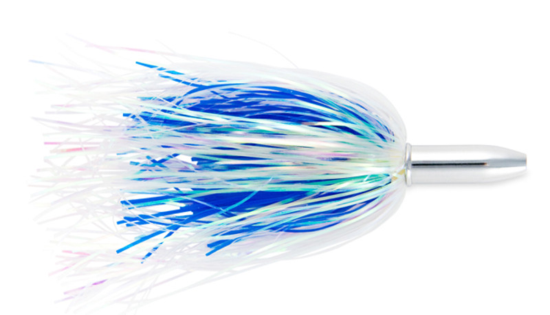 CandH Billy Baits Mini Turbo Slammer Lure - Pearl/Blue - TackleDirect