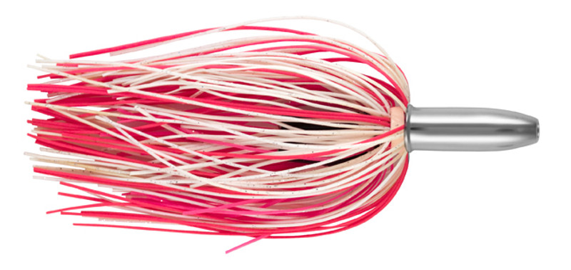 Billy Baits, Turbo Slammer Lure, Large 2.5 oz (70.9 g), Pink Powder Coated  Head, Pink/White, Pearl/Crystal Flash, 8.25 in (21.6 cm)