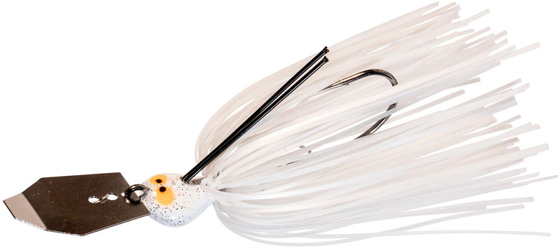 Z-Man CrossEyeZ ChatterBait - 3/8oz - Pearl Ghost - TackleDirect