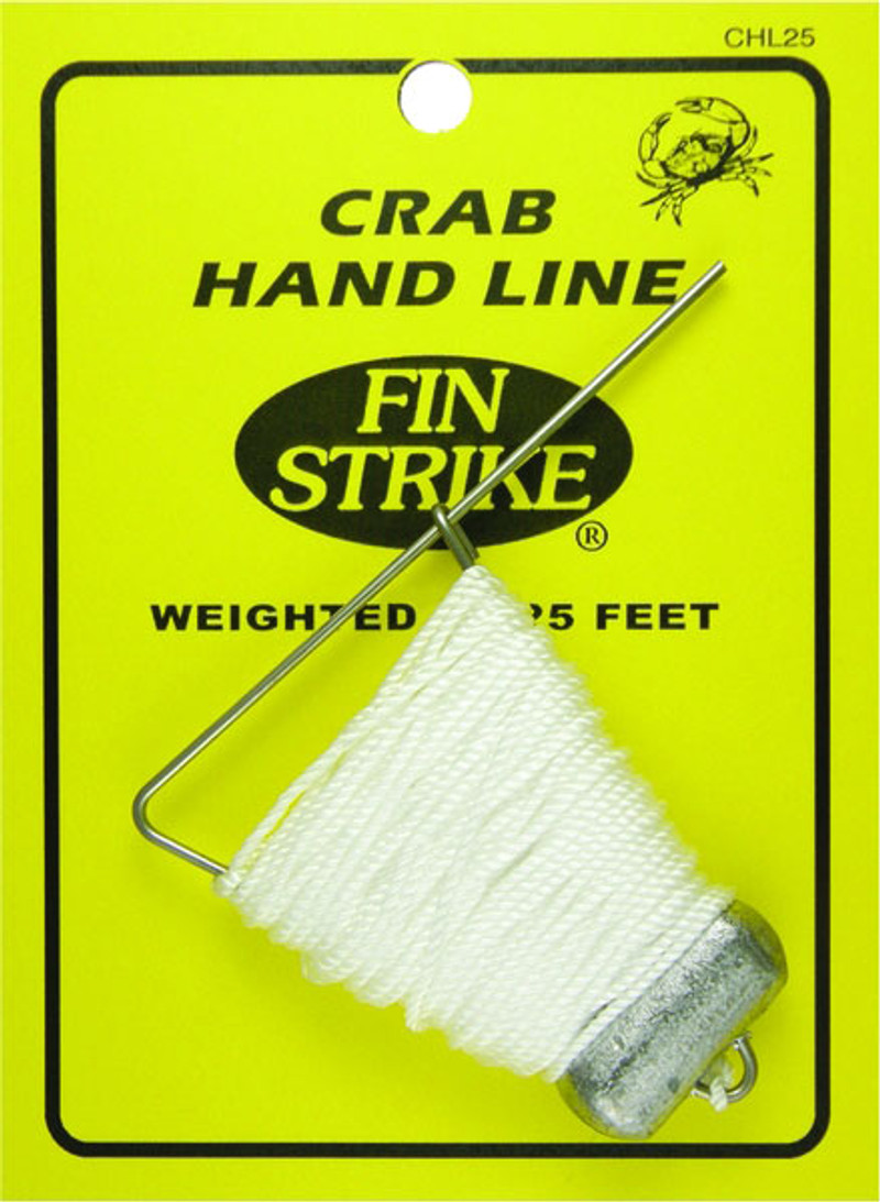 Fin Strike Weighted Crab Hand Throw Line - 25 ft. - TackleDirect