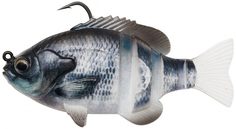 Savage Gear 3D Bluegill RTF Swimbait - 4in - White Gill