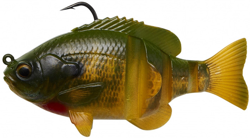 Savage Gear 3D Bluegill RTF Fishing Bait, 3/4 oz, Vivid Gill, Realistic  Contours, Colors & Movement, Durable Construction, Heavy-Duty Jig Fishing