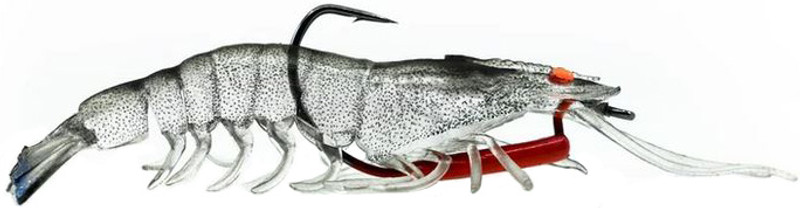 Chasebaits 3.7 Flick Prawn Fishing Lure, Native Prawn 