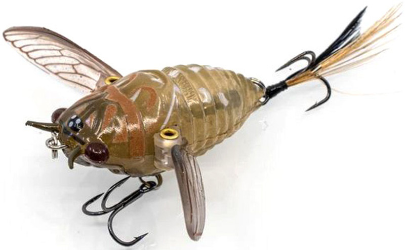 Chasebaits Ripple Cicada - 1.75in - Brown Drummer