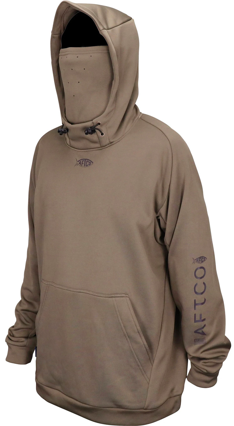 Aftco Reaper Technical Fishing Hoodie - Oak - 3X-Large