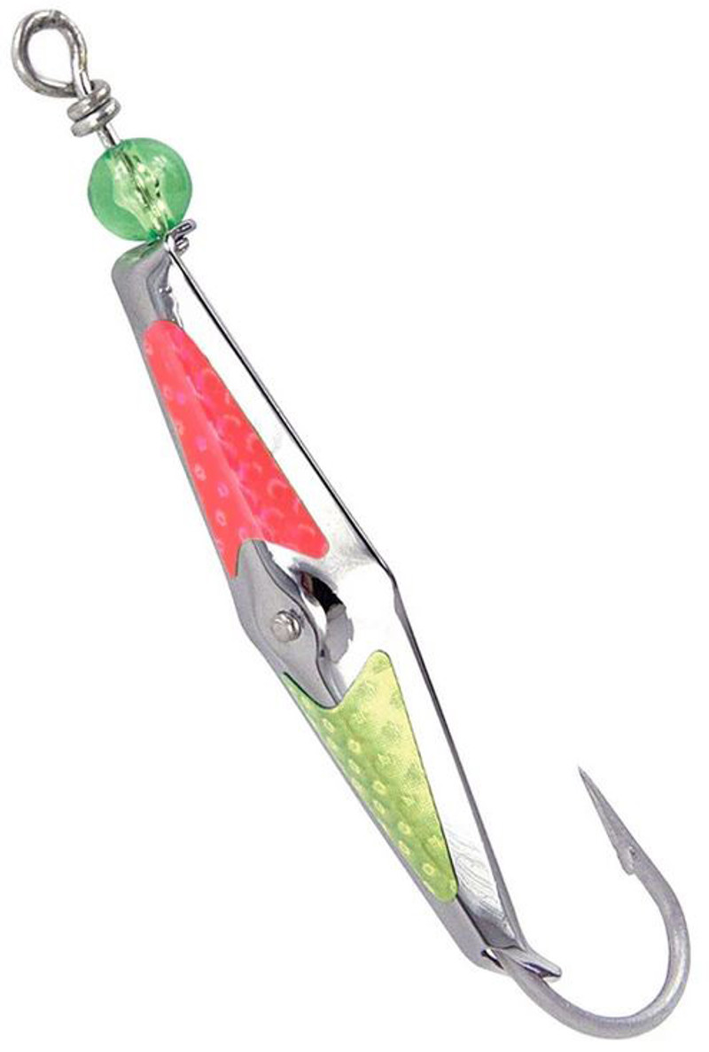 Clarkspoon Flashspoon - #00 - Chartreuse and Pink Flash - TackleDirect