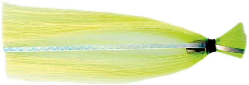 C&H Lures Billy Baits Billy Witch Lure - Chartreuse/White Stripe