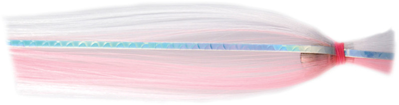 C&H Lures Billy Baits Billy Witch Lure - White/Pink Stripe