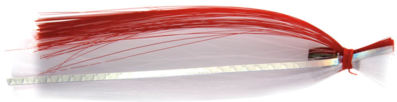 C&H Lures Billy Baits Billy Witch Lure - White/Red Stripe