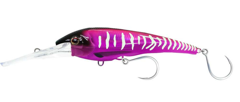 Nomad Design DTX Minnow - 200mm - Hot Purple Glow - TackleDirect