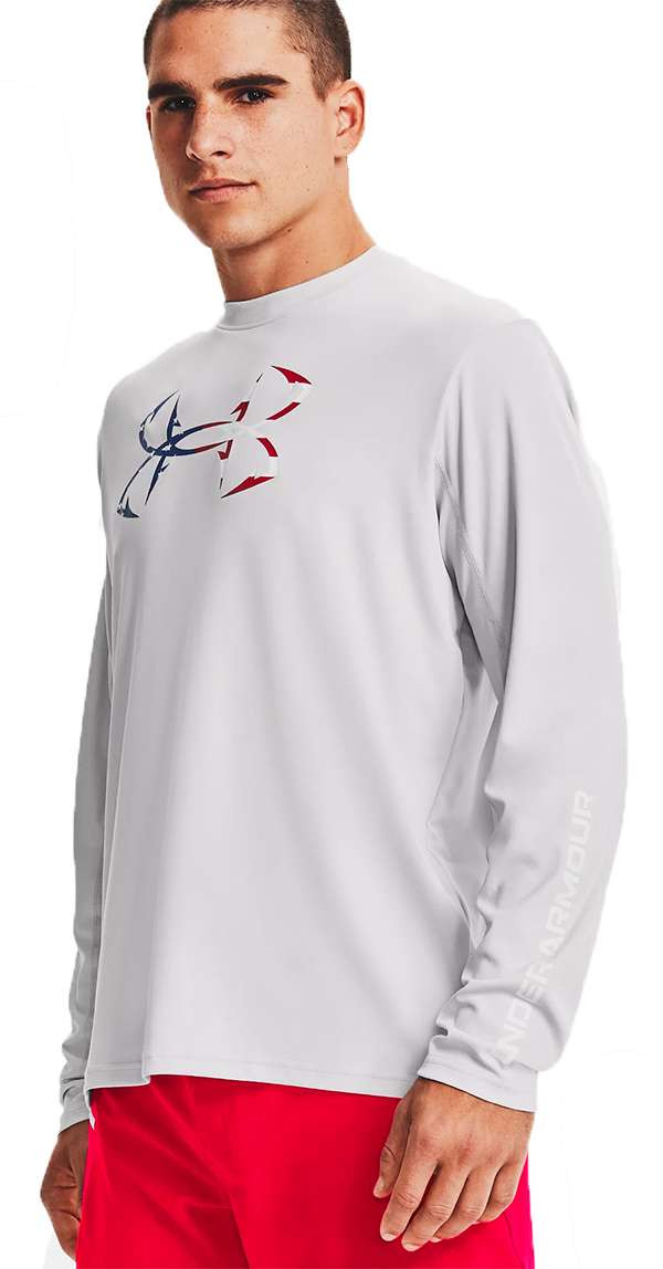 Under Armour Iso-Chill Freedom Hook Shirt Halo Gray