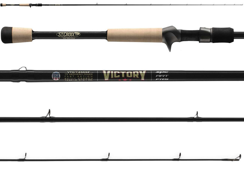 St. Croix VTC73MHF Victory Bass Casting Rod - TackleDirect