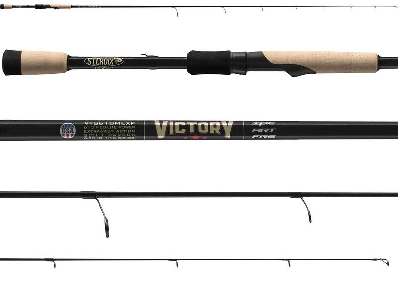 St. Croix VTS73MXF Victory Bass Spinning Rod - TackleDirect