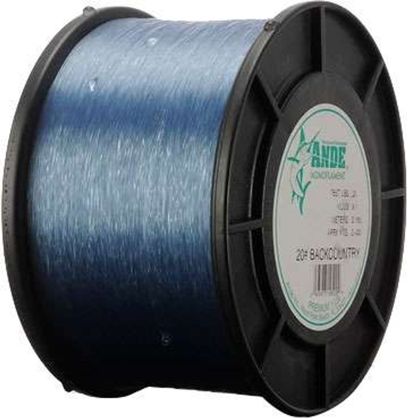 Ande A2-80BC Back Country Monofilament - Blue - 80 lb. Test - 2 lb. Spool