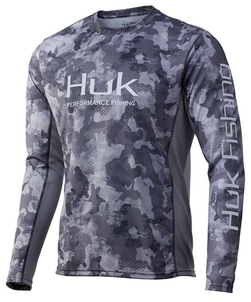 Huk Womens Kryptek Icon V-Neck Long Sleeve Shirt - TackleDirect