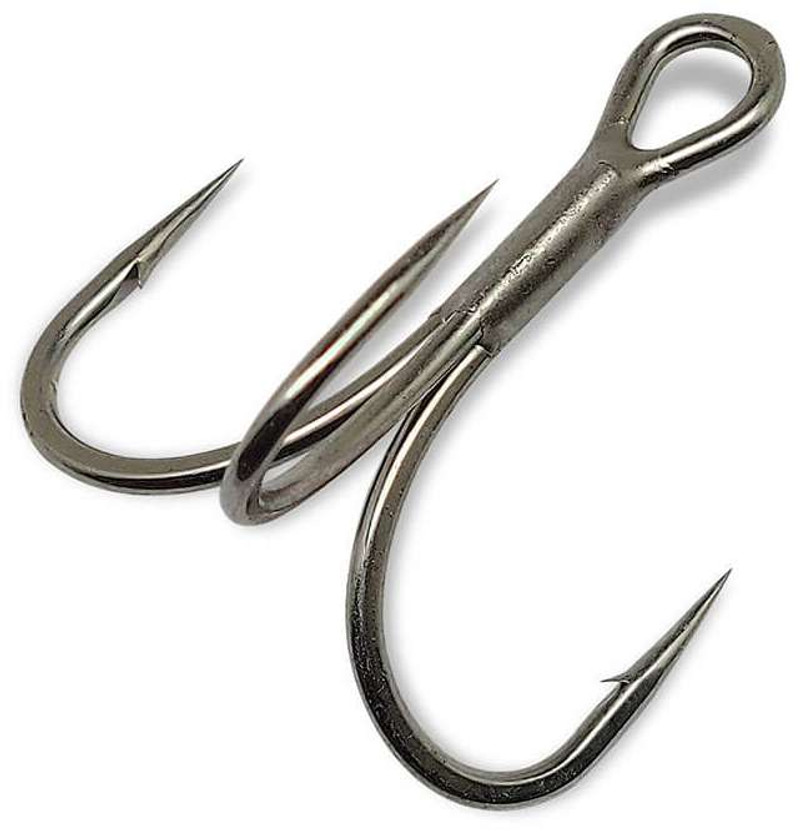 Gamakatsu 2x Round Bend Treble Hook - 1/0