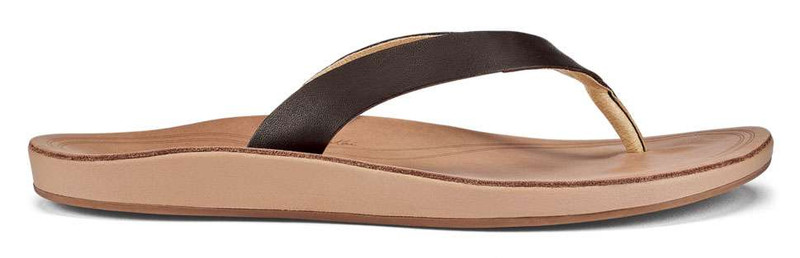 OluKai Nonohe Womens Sandal - Dark Java/Golden Sand - 11