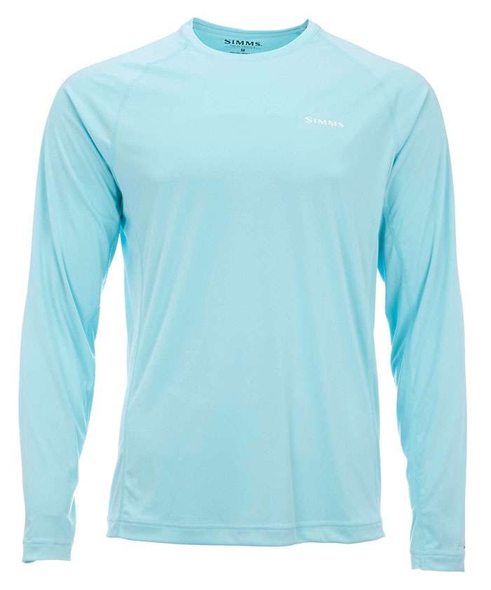 Simms Solarflex LS Crewneck Shirt Laguna
