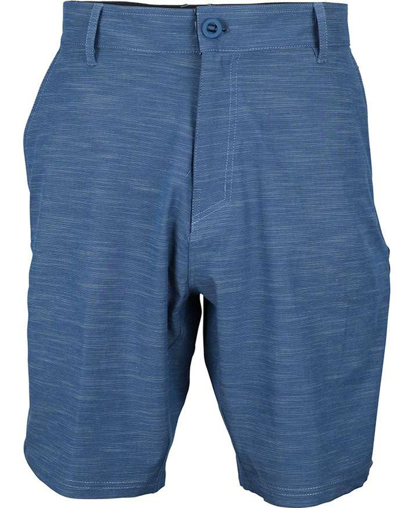 American Fishing Tackle Co Aftco 365 Hybrid Chino Fishing Shorts Gray Blue  34