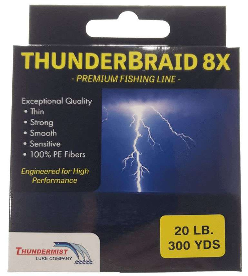 Thundermist ThunderBraid 8X Braided Line - 15lb - 300yd - TackleDirect