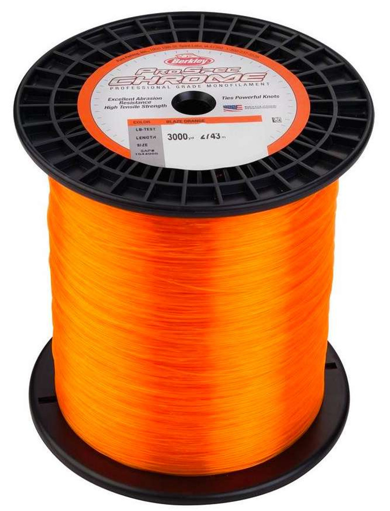 Berkley PSC3B25-80 ProSpec Chrome Blaze Orange Monofilament 25lb