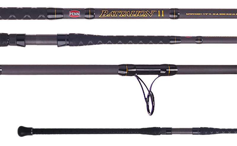 Penn BATSFII1220S10 Battalion II Surf Spinning Rod - 10 ft.