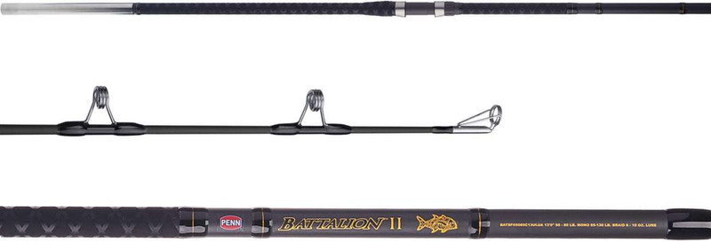 Penn BATSFII5080C13 Battalion II Surf ULUA Rod - 13 ft - TackleDirect