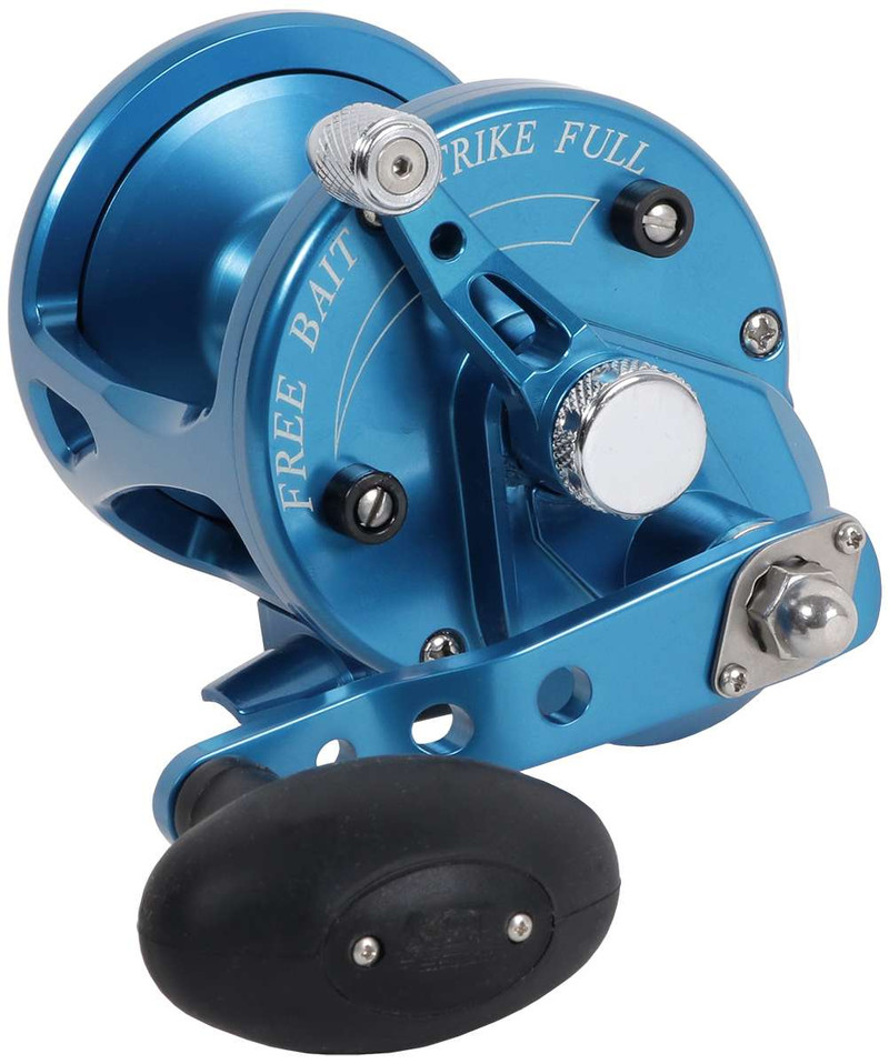 Avet LX 6.0 G2 Single Speed Reel Blue No Glide Plate