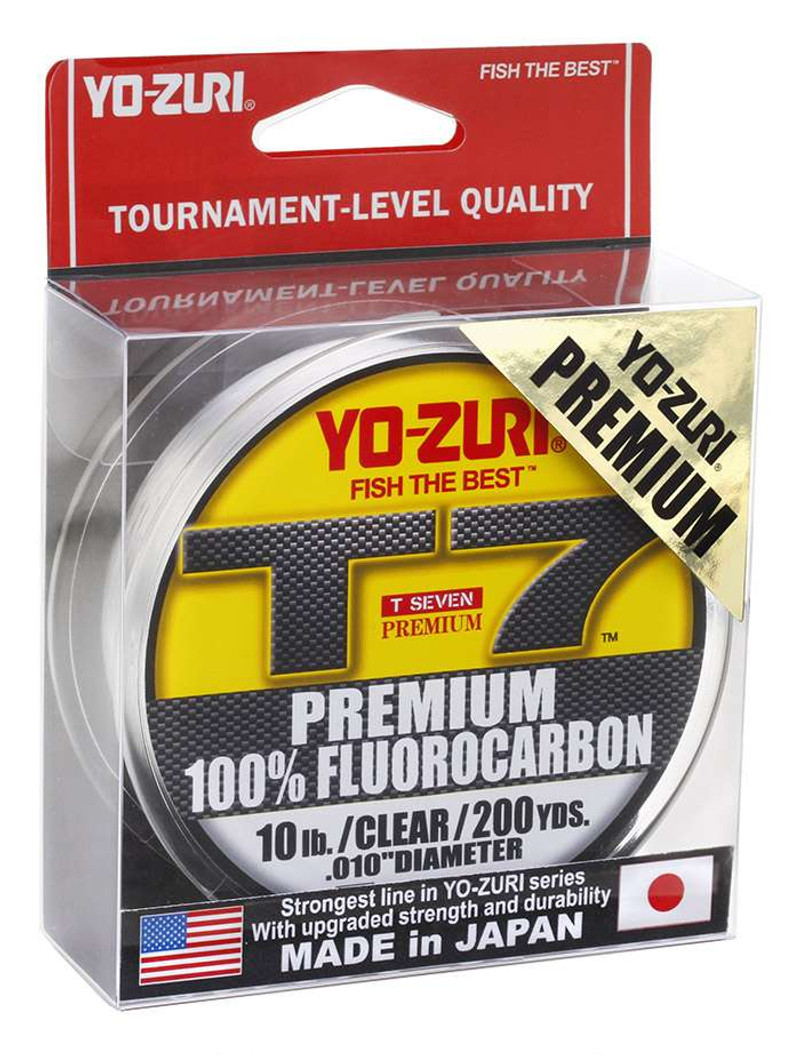 yo zuri super fluorocarbon topknot mainline 14lb clear 200yds