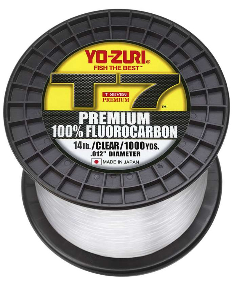 Yo-Zuri Hybrid Fluoro - Yellow - 3Lb Spool - 100lb - TackleDirect